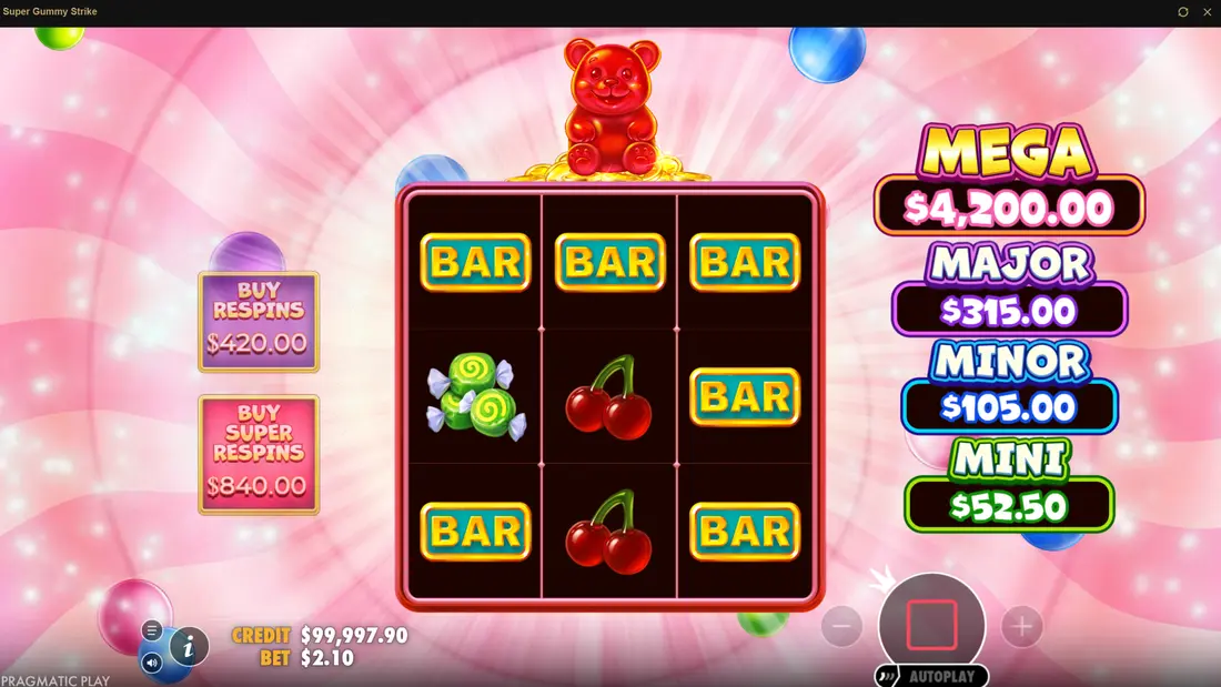 Super Gummy Strike Base Game